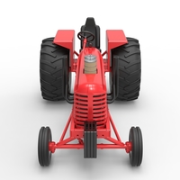 Vintage Small block Pulling tractor Scale 1:25 - Thumbnail 8