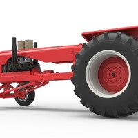 Vintage Small block Pulling tractor Scale 1:25 - Thumbnail 13