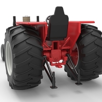 Vintage Small block Pulling tractor Scale 1:25 - Thumbnail 14