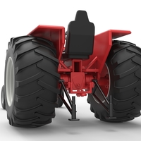 Vintage Small block Pulling tractor Scale 1:25 - Thumbnail 15