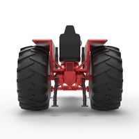 Vintage Small block Pulling tractor Scale 1:25 - Thumbnail 16