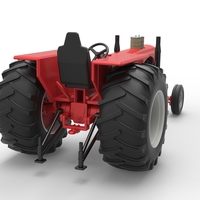 Vintage Small block Pulling tractor Scale 1:25 - Thumbnail 18