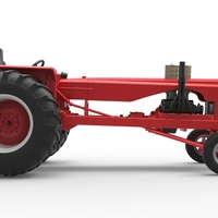 Vintage Small block Pulling tractor Scale 1:25 - Thumbnail 20