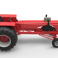 Vintage Small block Pulling tractor Scale 1:25 - Thumbnail 21