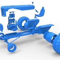 Vintage Small block Pulling tractor Scale 1:25 - Thumbnail 24