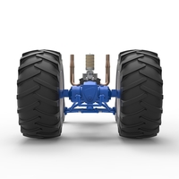 Vintage Small block Pulling tractor Base Scale 1:25 - Thumbnail 12