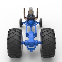 Vintage Small block Pulling tractor Base Scale 1:25 - Thumbnail 13