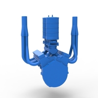 Engine of Vintage Small block Pulling tractor Scale 1:25 - Thumbnail 10