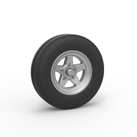 Front tractor wheel Version 2 Scale 1:25 - Thumbnail 1