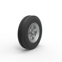 Front tractor wheel Version 2 Scale 1:25 - Thumbnail 2