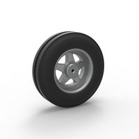 Front tractor wheel Version 2 Scale 1:25 - Thumbnail 8