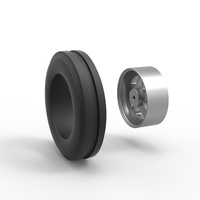 Front tractor wheel Version 2 Scale 1:25 - Thumbnail 10