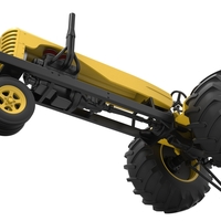 Vintage Small block Pulling tractor Version 2 Scale 1:25 - Thumbnail 3