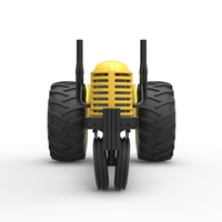 Vintage Small block Pulling tractor Version 2 Scale 1:25 - Thumbnail 7