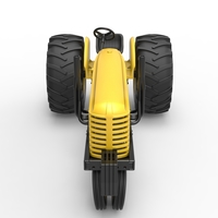 Vintage Small block Pulling tractor Version 2 Scale 1:25 - Thumbnail 8