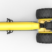 Vintage Small block Pulling tractor Version 2 Scale 1:25 - Thumbnail 11