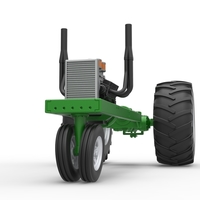 Vintage Small block Pulling tractor Base Version 2 Scale 1:25 - Thumbnail 6