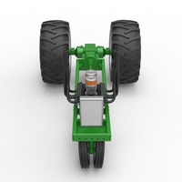 Vintage Small block Pulling tractor Base Version 2 Scale 1:25 - Thumbnail 8