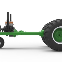 Vintage Small block Pulling tractor Base Version 2 Scale 1:25 - Thumbnail 9