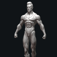Superhero FREE 3D Print model - Thumbnail 1