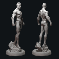 Superhero FREE 3D Print model - Thumbnail 2