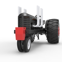 Vintage Small block Pulling tractor Version 3 Scale 1:25 - Thumbnail 6