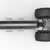 Vintage Small block Pulling tractor Version 3 Scale 1:25 - Thumbnail 10