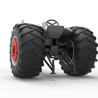 Vintage Small block Pulling tractor Version 3 Scale 1:25 - Thumbnail 12