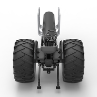 Vintage Small block Pulling tractor Version 3 Scale 1:25 - Thumbnail 13