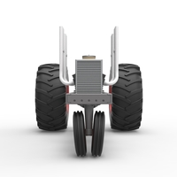 Vintage Small block Pulling tractor Base Version 3 Scale 1:25 - Thumbnail 6