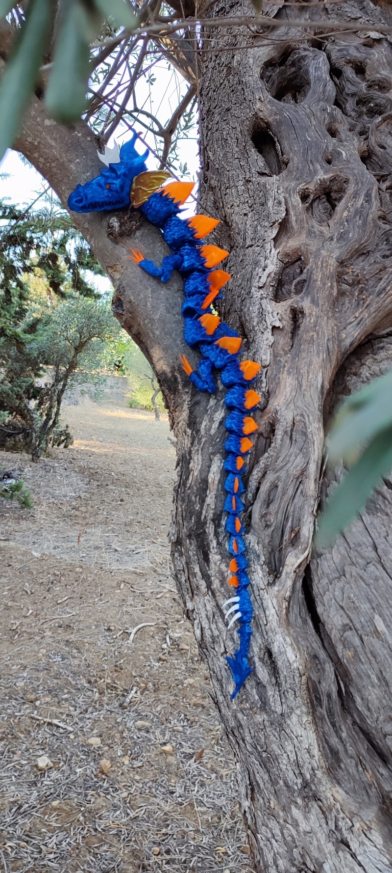 Mythologic Taurus Dragon. Articulated Dragon. 