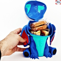 Stitch snack holder. Stitch for backpack - Thumbnail 8