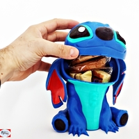 Stitch snack holder. Stitch for backpack - Thumbnail 9