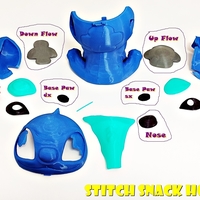 Stitch snack holder. Stitch for backpack - Thumbnail 23