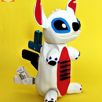 Stitch desk usefull. Phone holder, penUsb-SD Card. - Thumbnail 2