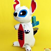 Stitch desk usefull. Phone holder, penUsb-SD Card. - Thumbnail 3