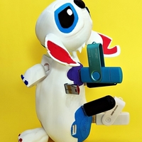 Stitch desk usefull. Phone holder, penUsb-SD Card. - Thumbnail 4