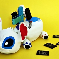Stitch desk usefull. Phone holder, penUsb-SD Card. - Thumbnail 7