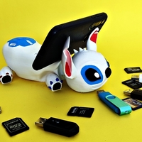 Stitch desk usefull. Phone holder, penUsb-SD Card. - Thumbnail 8
