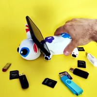 Stitch desk usefull. Phone holder, penUsb-SD Card. - Thumbnail 9