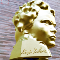 Beethoven Money Holder. Two-faced sculpture  - Thumbnail 1