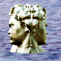 Beethoven Money Holder. Two-faced sculpture  - Thumbnail 2