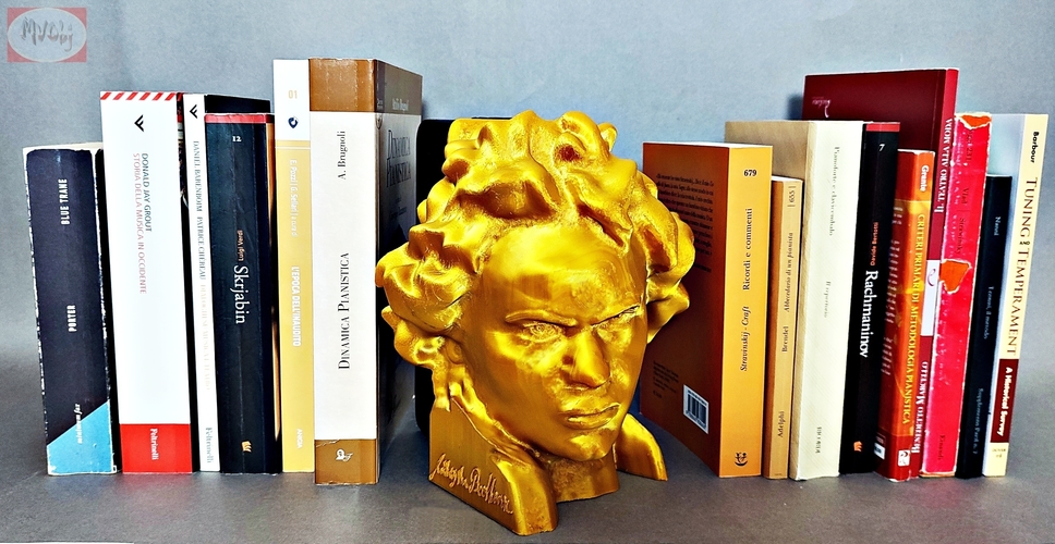 Beethoven Book Nook. Beethoven Head.