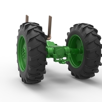 Vintage Small block Pulling tractor Base Version 4 Scale 125 - Thumbnail 9