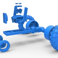 Vintage Small block Pulling tractor Base Version 4 Scale 125 - Thumbnail 10