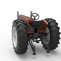 Vintage Small block Pulling tractor Version 4 Scale 1:25 - Thumbnail 10