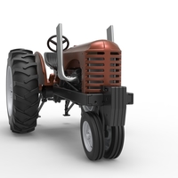 Vintage Small block Pulling tractor Version 4 Scale 1:25 - Thumbnail 15