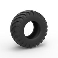 Tractor tire 35 Scale 1:25 - Thumbnail 1