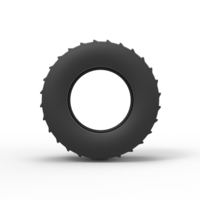 Tire of Vintage Pulling tractor Version 4 Scale 1:25 - Thumbnail 5