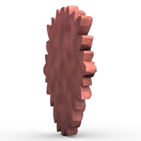 Aztec Mask Low Poly - Thumbnail 3